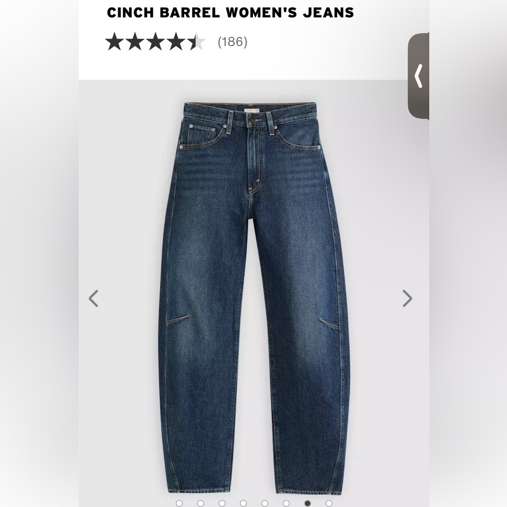 Levi’s Cinch Barrel  Jeans
